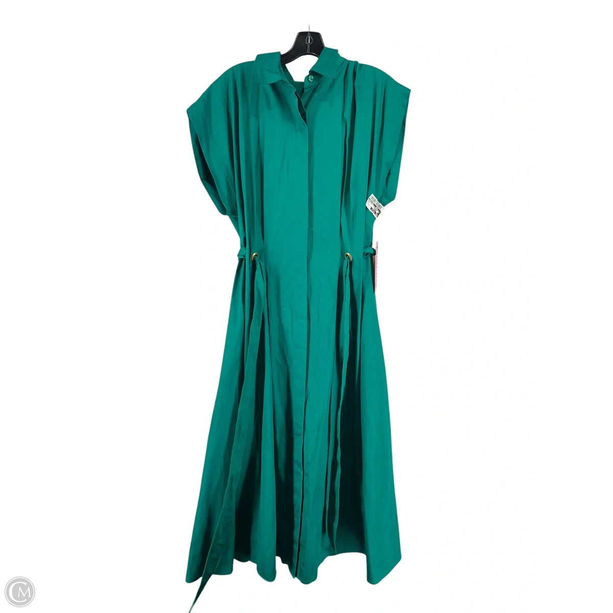 Dress Party Long By Donna Karan In Green, Size: 16