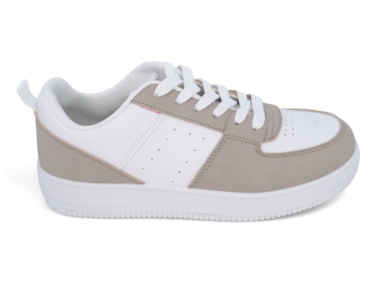 Women`s Taupe Court Side Sneaker