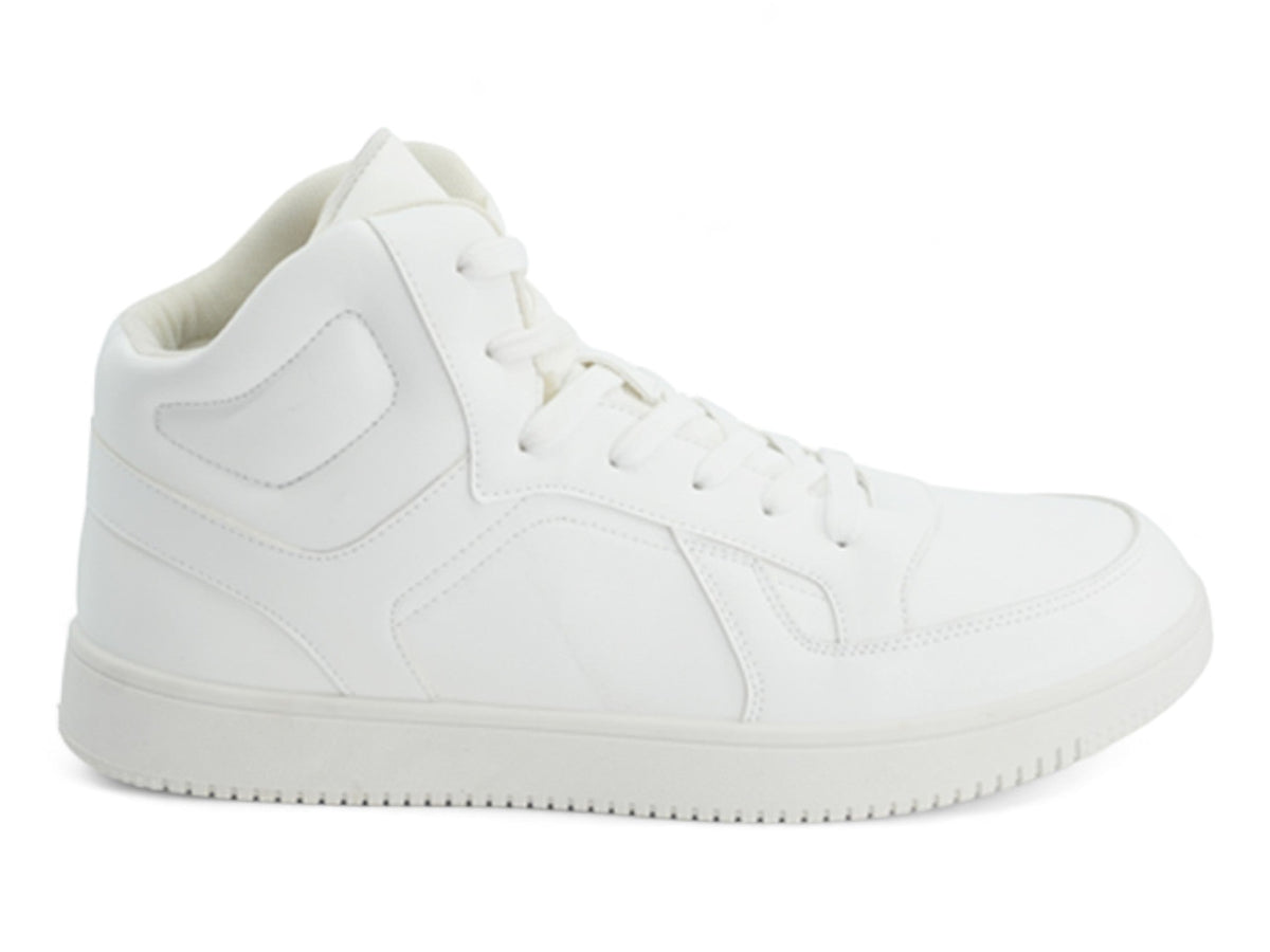 Men`s Triple White High Top Sneaker