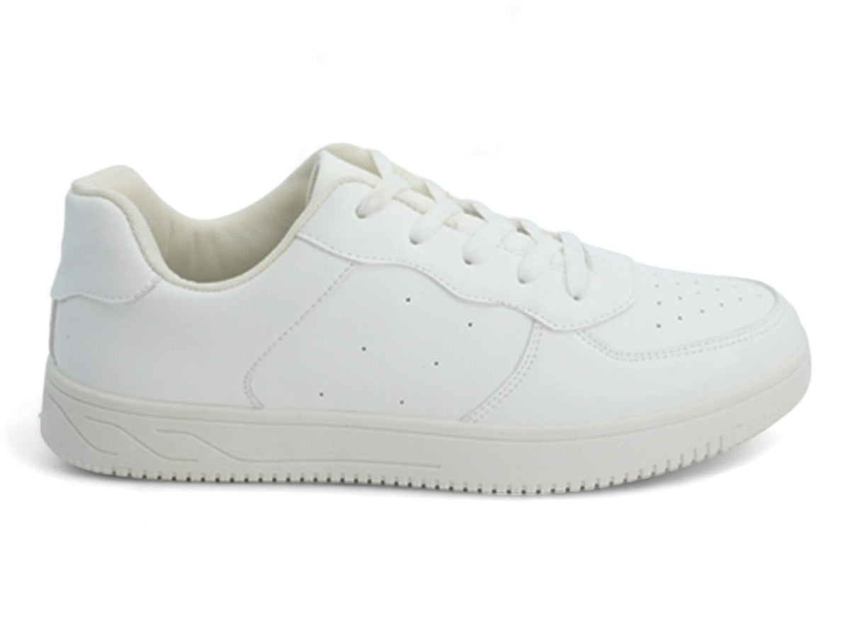 Men`s Triple White Low Top Sneaker