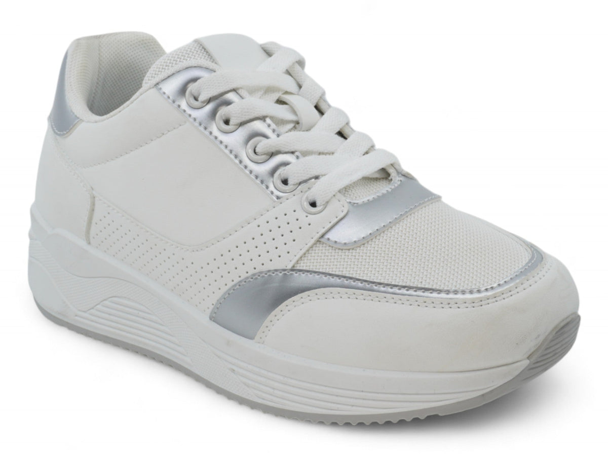 Women`s White Caleigh Sneaker
