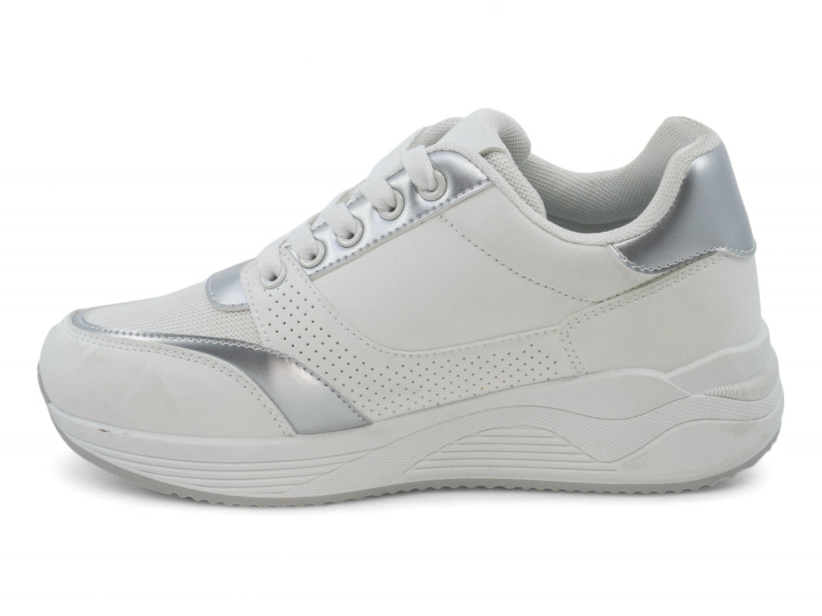 Women`s White Caleigh Sneaker